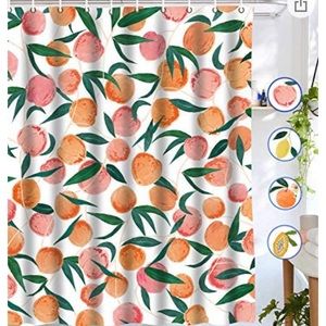 Peach Shower Curtain